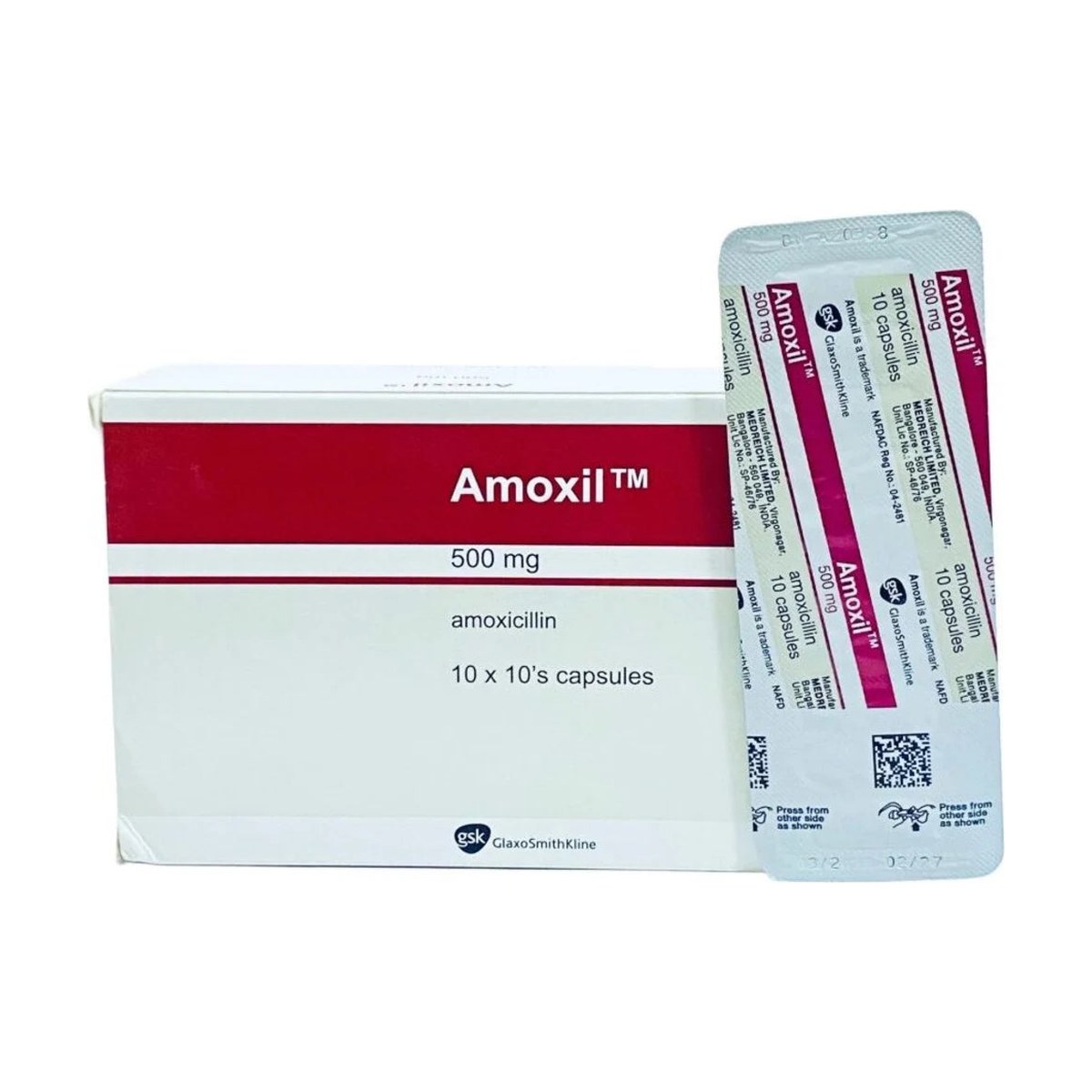 Amoxil Beecham 500Mg Capsule
