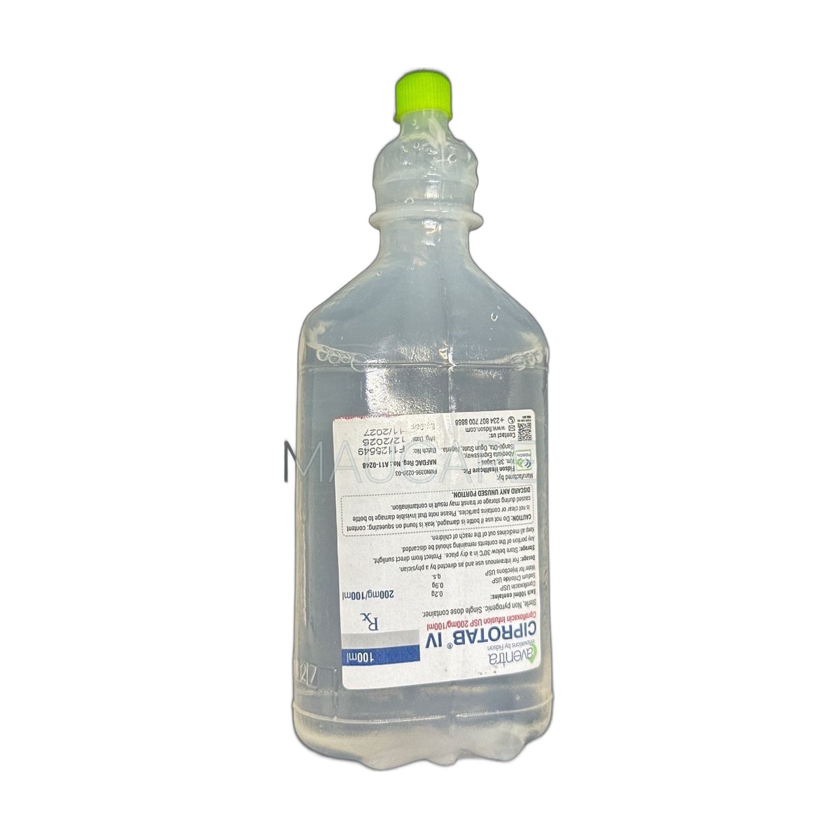 Aventura Ciprofloxacin Iv