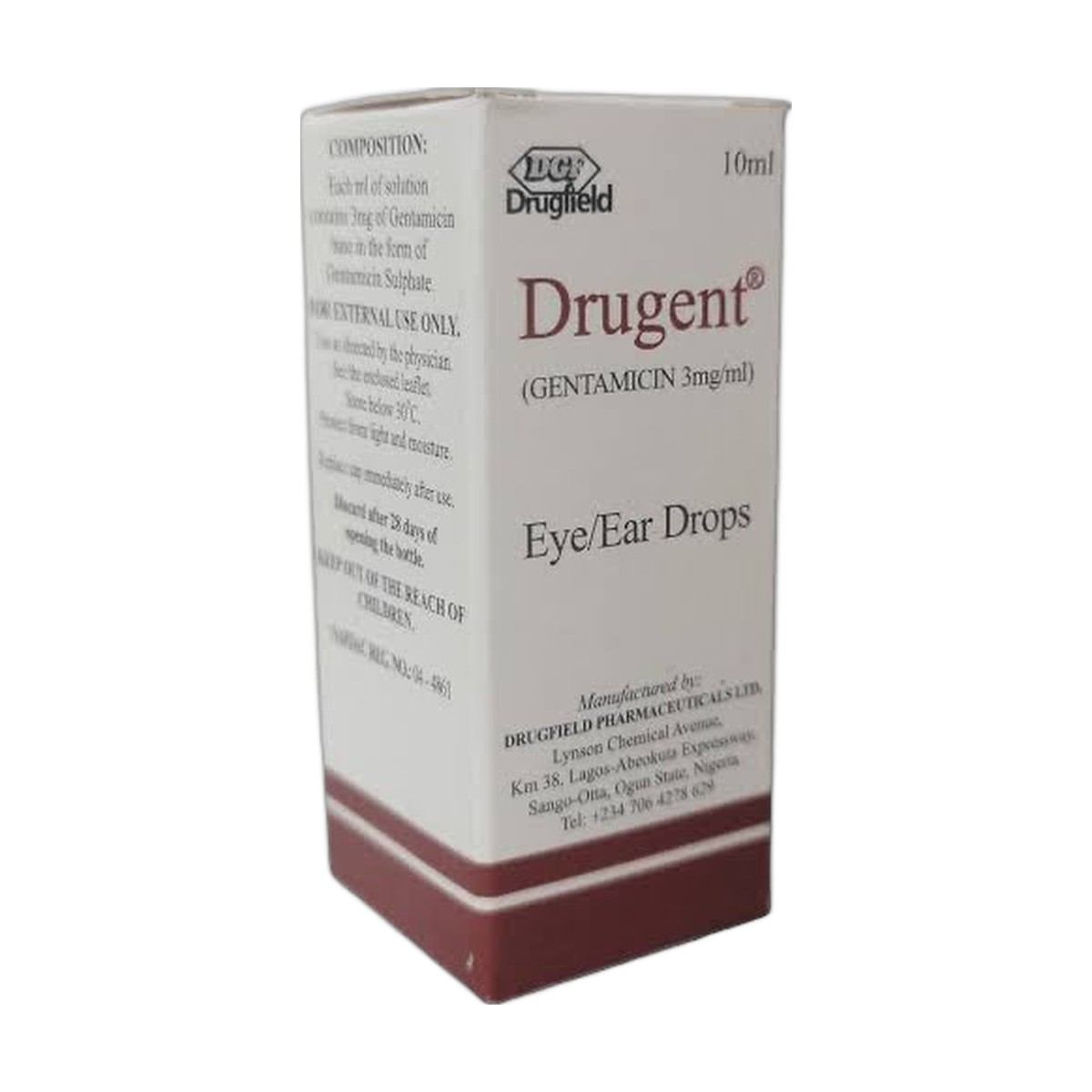 Drugent Eyeear Drops 10Ml