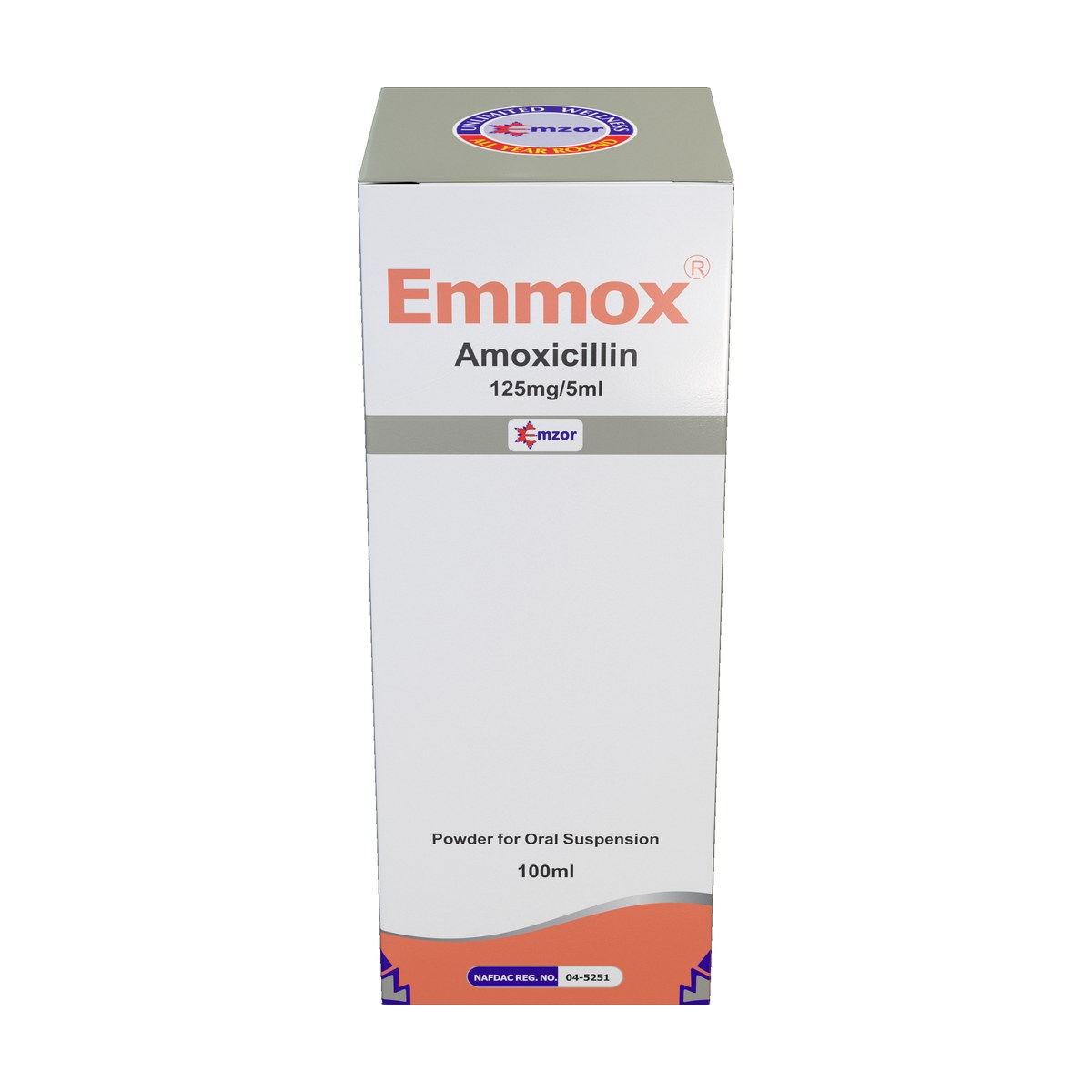 Emmox Suspension 125Mg5Ml X100Ml