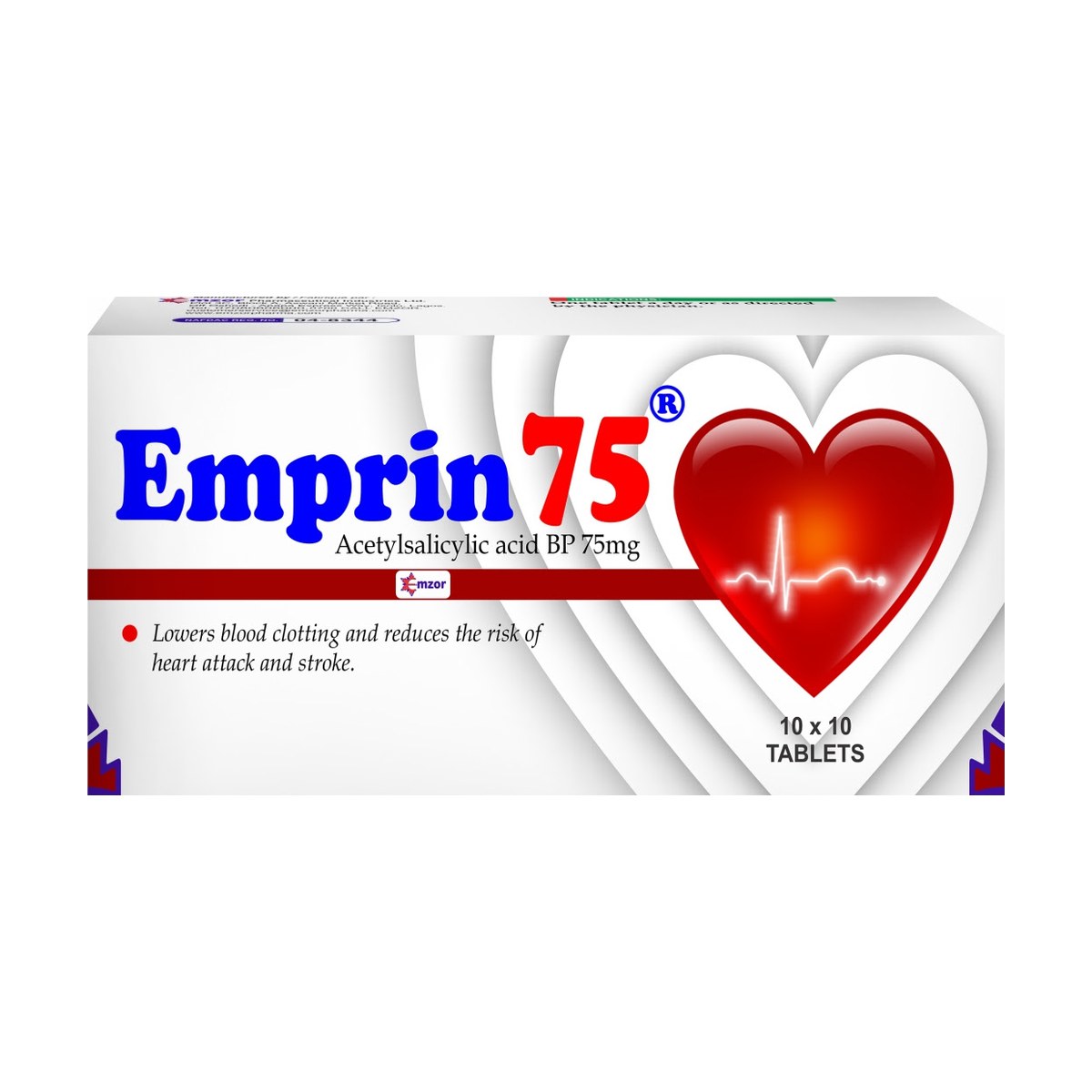 Emprin 75Mg X 10