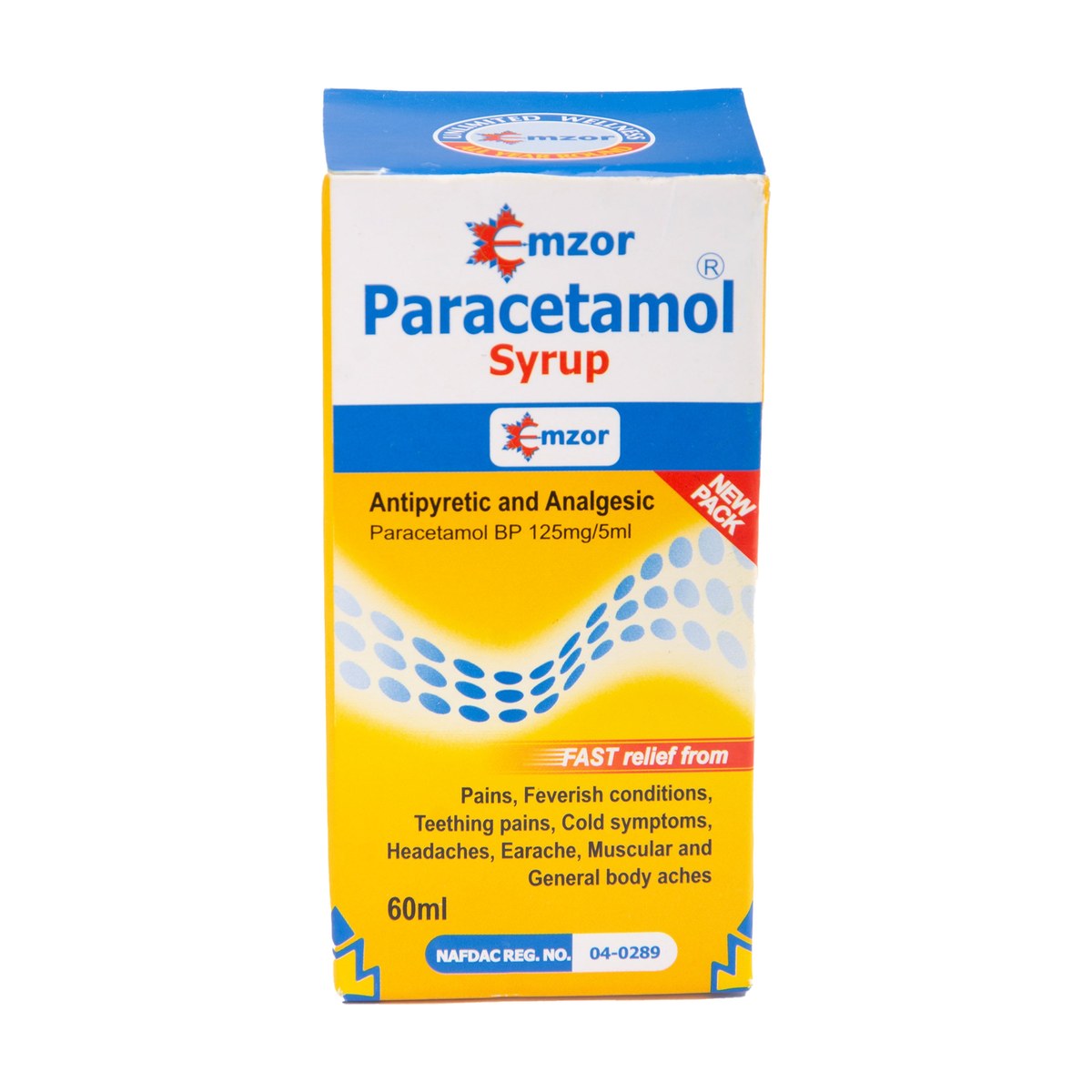 Emzor Paracetamol Syrup 60Ml