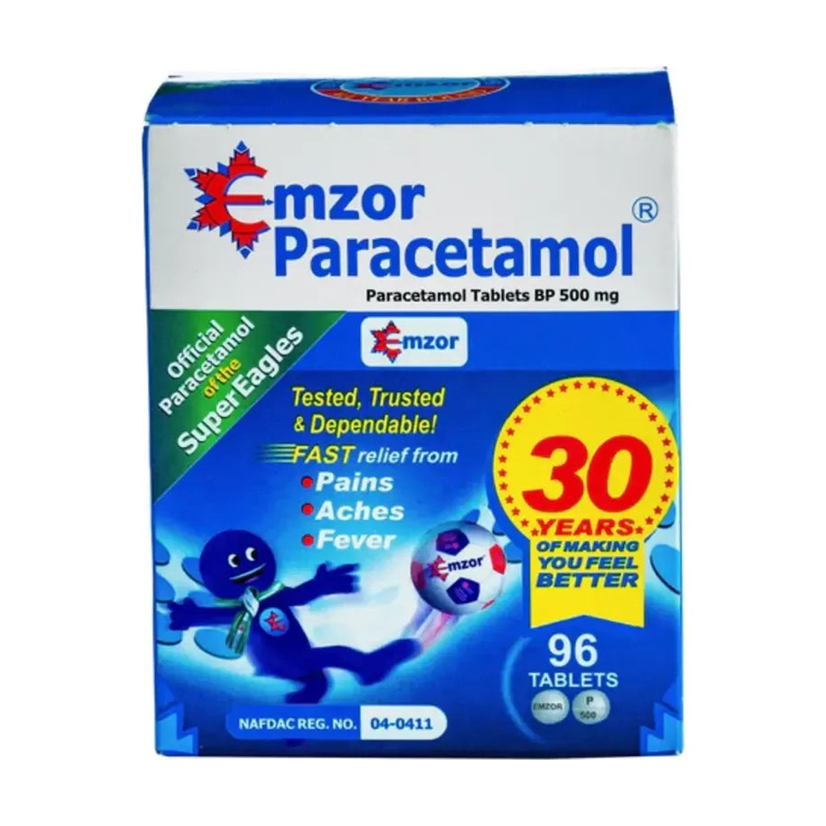 Emzor Paracetamol Tab