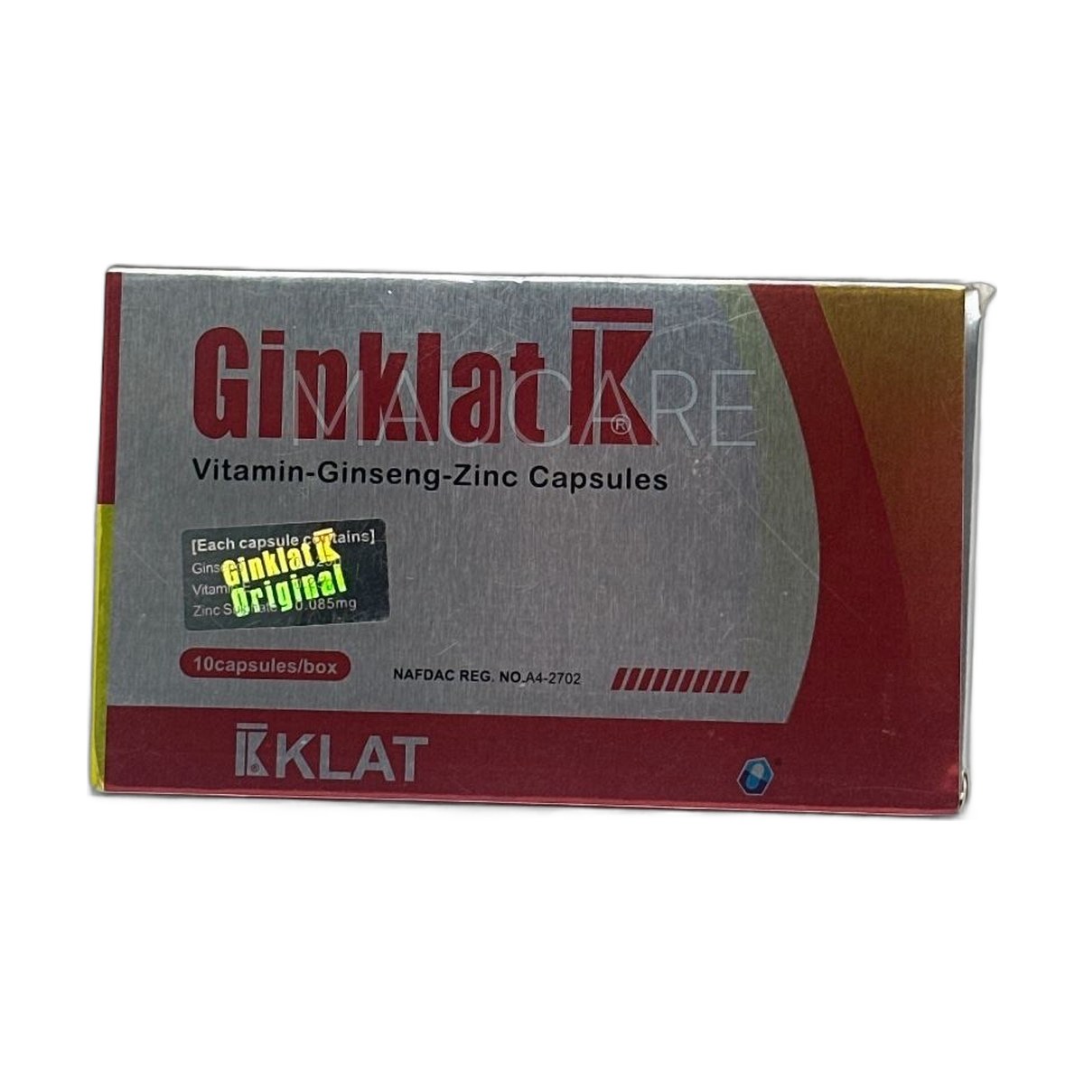 Ginklat Vit Ginseng Zinc X 10
