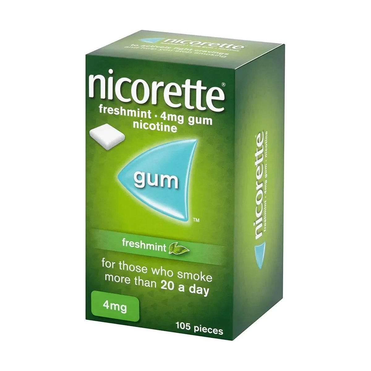 Nicorette Gum 4Mg Freshmint X 105