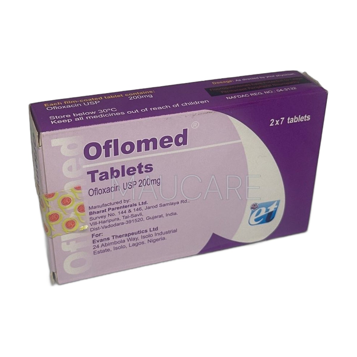 Oflomed Ofloxacine 200Mg X 14
