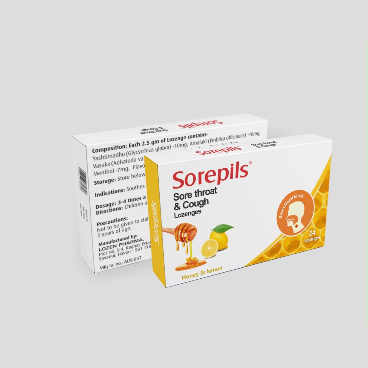 Sorepils Honey Lemon