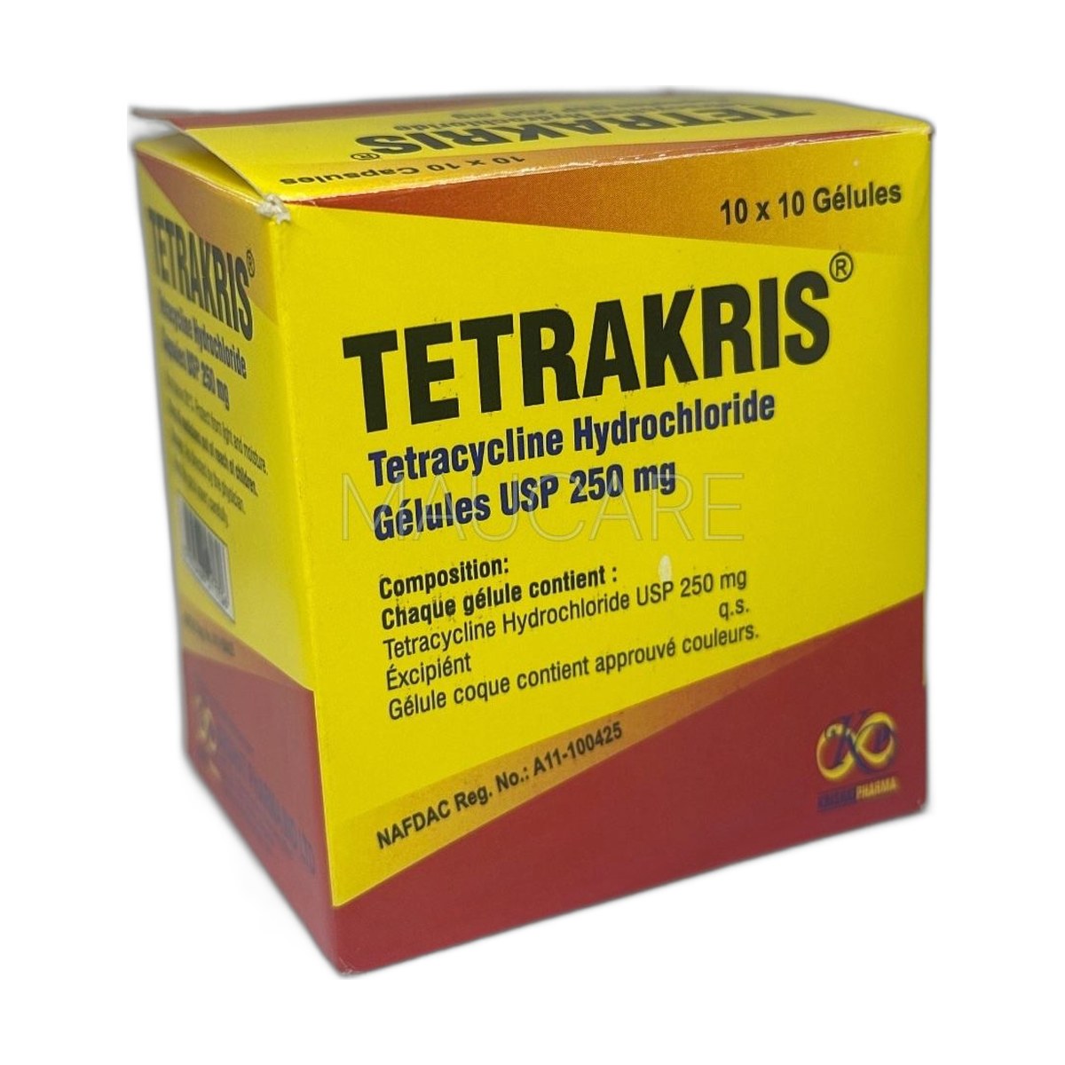 Tetracycline Hcl 250Mg