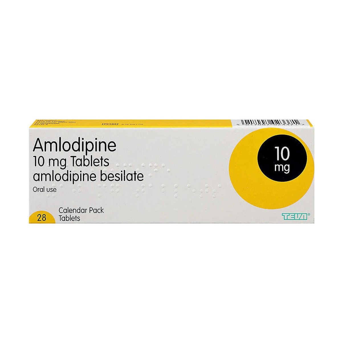 Teva Amlodipine 10Mg X28