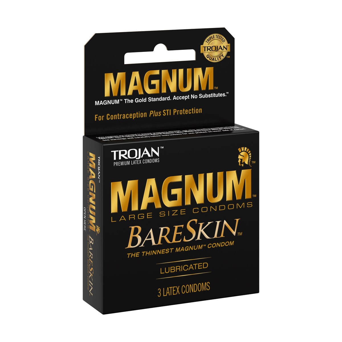 Trojan Magnum Bareskin Thin Large Condoms