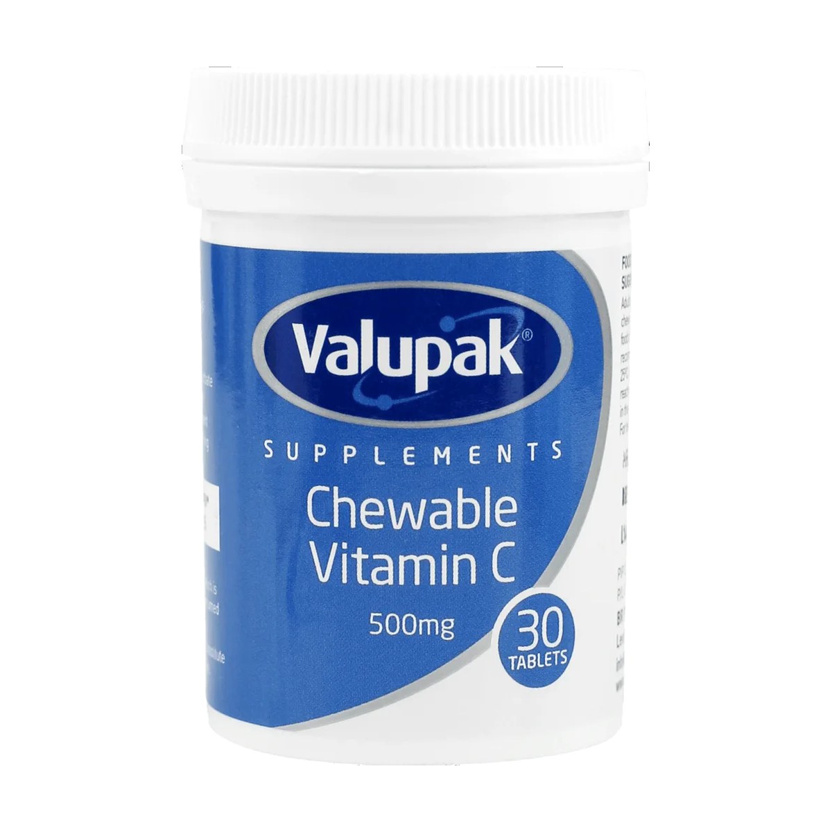 Valupak Vit C 500Mg Chewable X 30