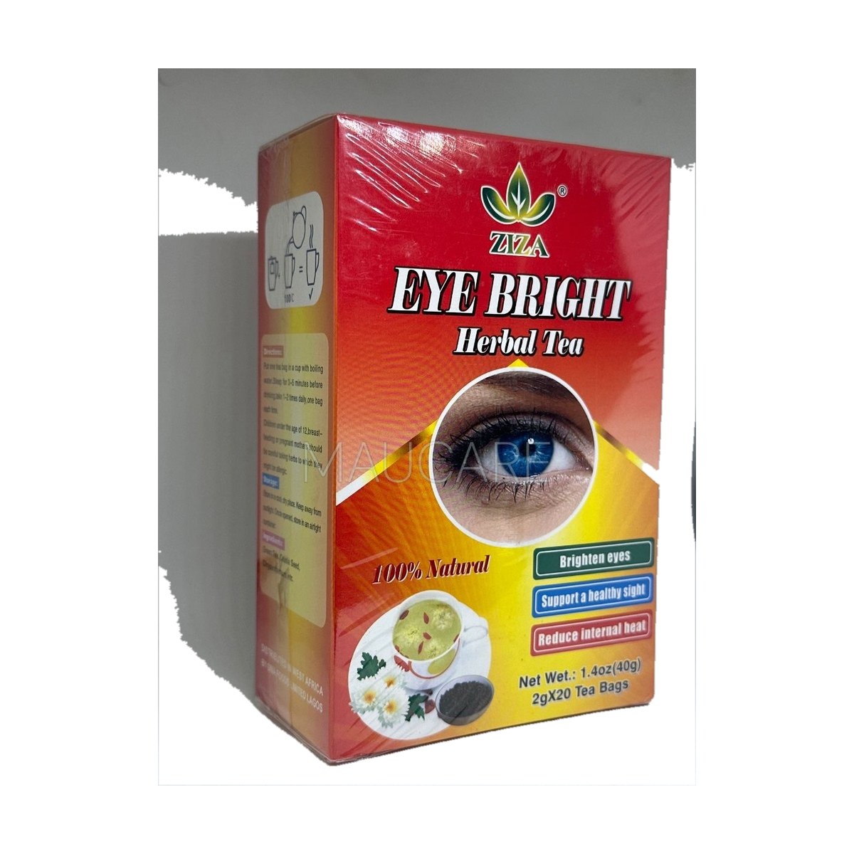 Ziza Eye Bright Herbal Tea X 20 Tea Bags
