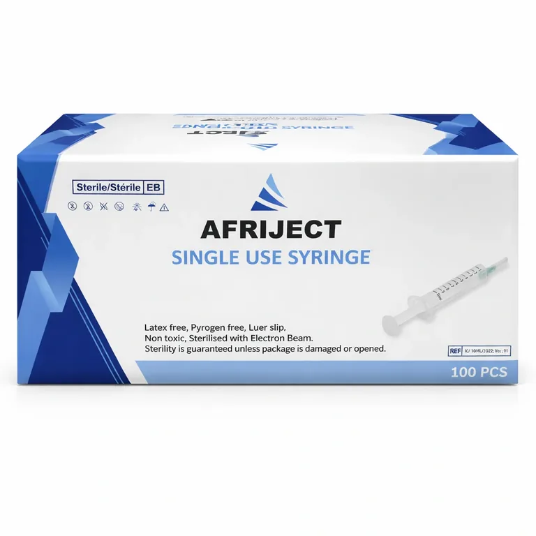 Afriject 2Ml Needle Syringe X 100